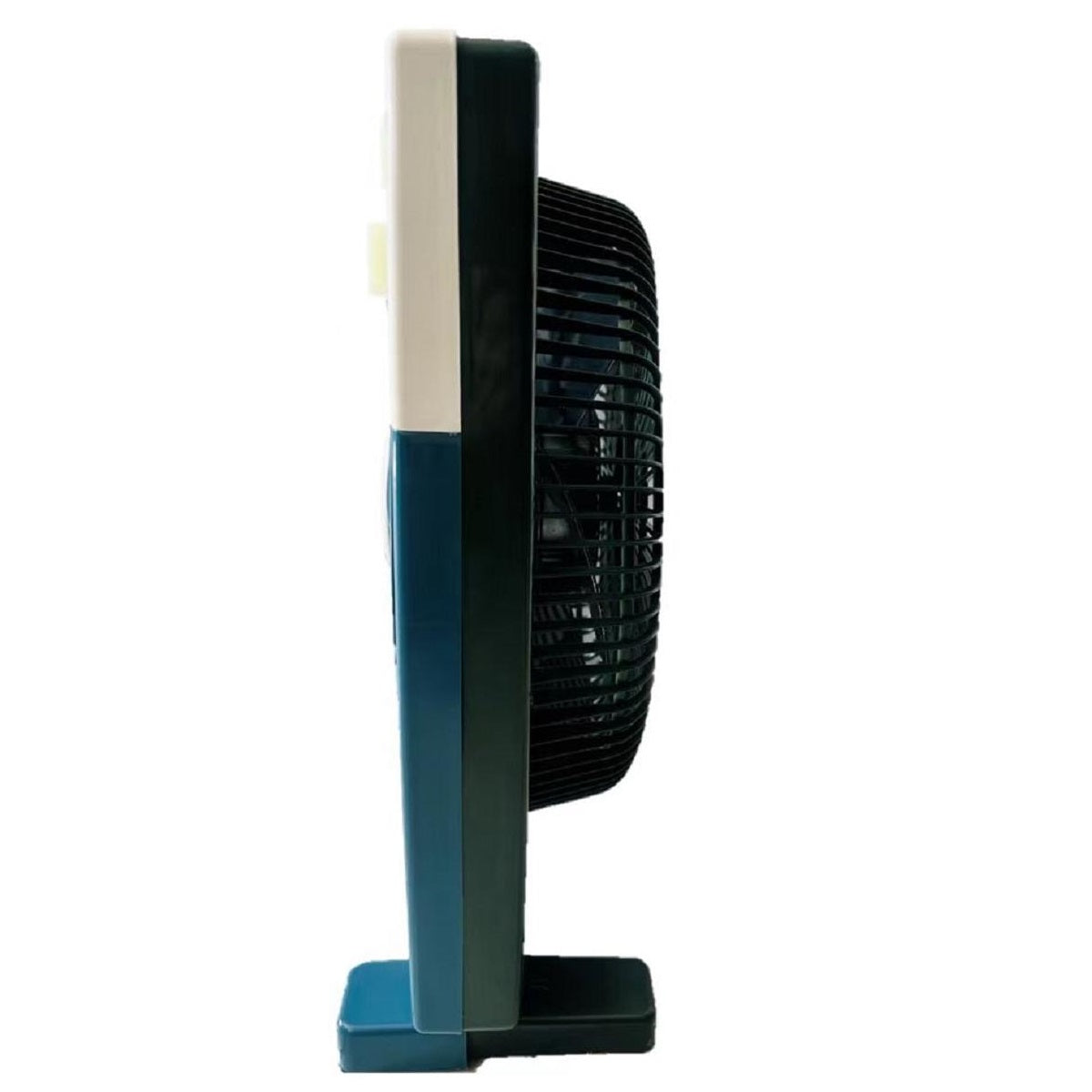 Condere Electric Box Fan FS40-F12 - Powerful Desk Fan with 60-Min Timer, Oscillation, 3 Speeds, and Cool Air Flow for Home, Travel, and Window Use 12"