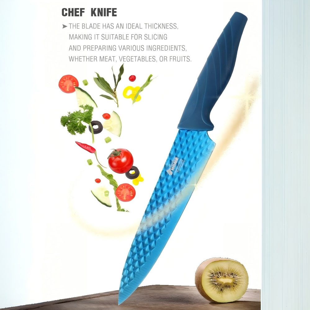 Condere Home 6-Piece Knife Set with Ceramic Peeler – Professional Kitchen Knife Set for Home & Culinary Use