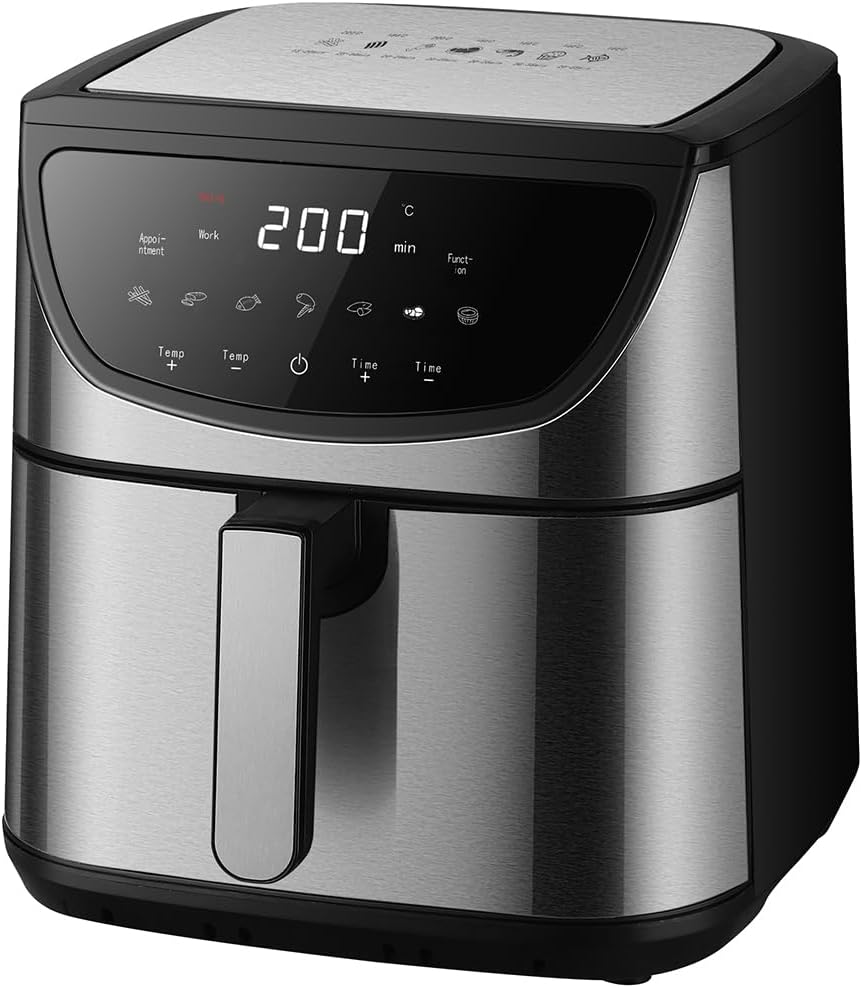 CONDERE Air Fryer 8.5L 1800W with Voltage Protector Digital Display Small Airfryer for Family Use AF-2508