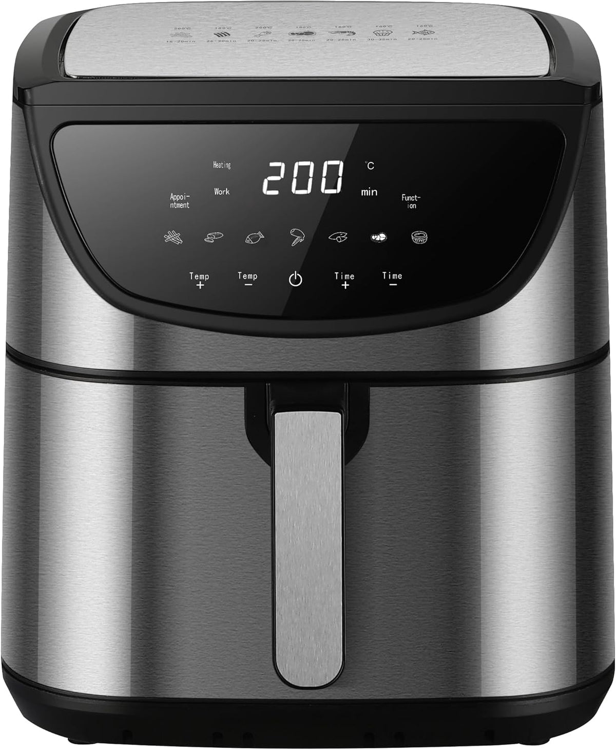 CONDERE Air Fryer 8.5L 1800W with Voltage Protector Digital Display Small Airfryer for Family Use AF-2508
