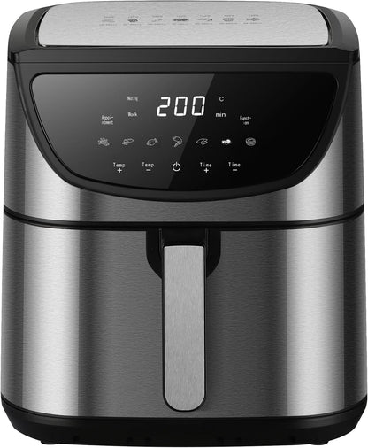 CONDERE Air Fryer 8.5L 1800W with Voltage Protector Digital Display Small Airfryer for Family Use AF-2508
