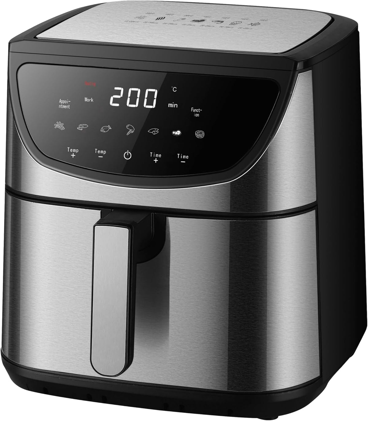 CONDERE Air Fryer 8.5L 1800W with Voltage Protector Digital Display Small Airfryer for Family Use AF-2508