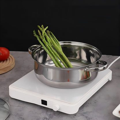 CONDERE HOME CDH-00310-Piece Stainless Steel Casserole Cookware Set with Glass Lids & Free Instant Yeast – For Induction, Gas & Electric Stoves