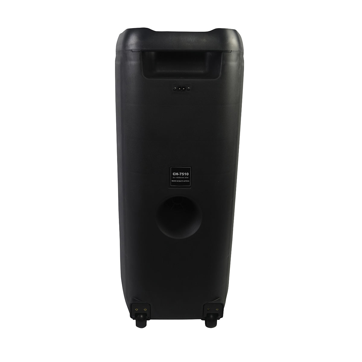10"x2 Portable Loudspeaker CH-7510 – High-Power Bluetooth Speaker with Bass & Treble | Rechargeable Karaoke Speaker with Dual Mic, USB, TF Card, FM Radio, AUX Input | Outdoor Party Sound System