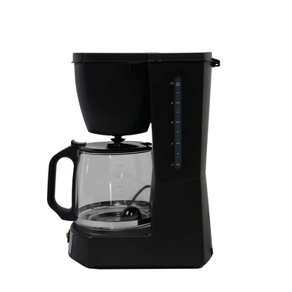 CONDERE Coffee Maker - CM6687-12 Cups, 1.2L Coffee Pot with Anti-Drip Function, Warming Plate, Permanent Filter, Easy-to-Clean Small Coffee Maker Machine