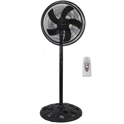 Condere 18" Telescopic Oscillating Remote-Controlled Pedestal Fan FS45-Z20MR – Quiet Bedroom Fan, Floor Fan, and Standing Fan