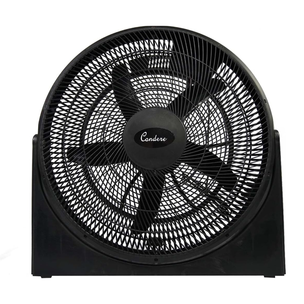 Condere 20" Oscillating Desk Fan FS50-Z88 – Quiet Small Desk Fan, Bedroom Fan, Box Fan, Electric Fan for Office & Home