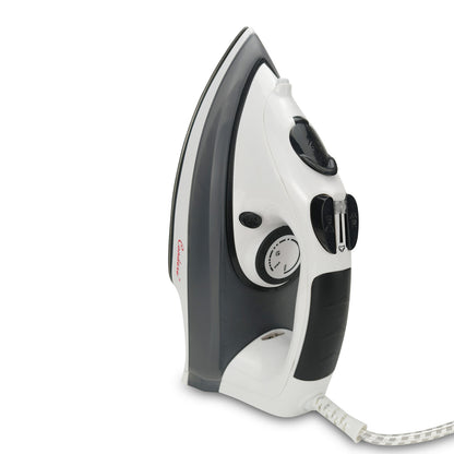 Compact Steam Iron for Clothes with Anti-Drip, 350ML Water Tank, Non-Stick Soleplate, Self-Cleaning, 1600W-2400W, clothes iron with Vertical Steam and Burst of Steam