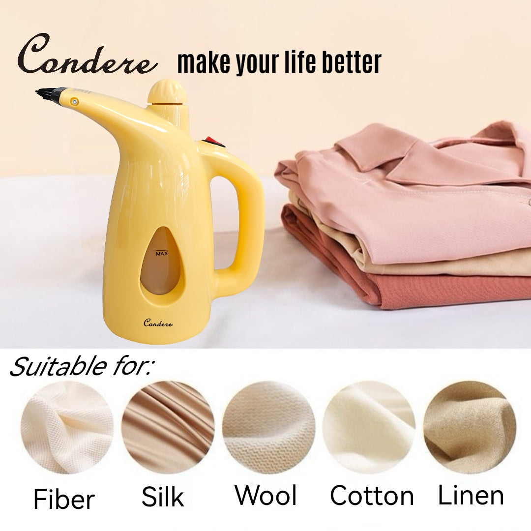 Condere Handheld Steamer for Clothes – Portable Travel Steamer EL-3114, 800W Mini Clothing Steame