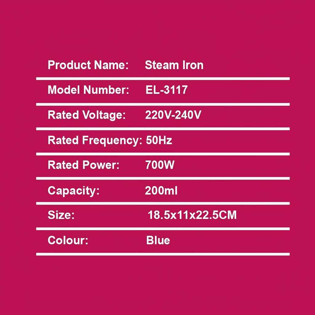 Condere Handheld Steamer for Clothes – Travel Steamer EL-3117, Portable Mini Clothing Steamer, 800W