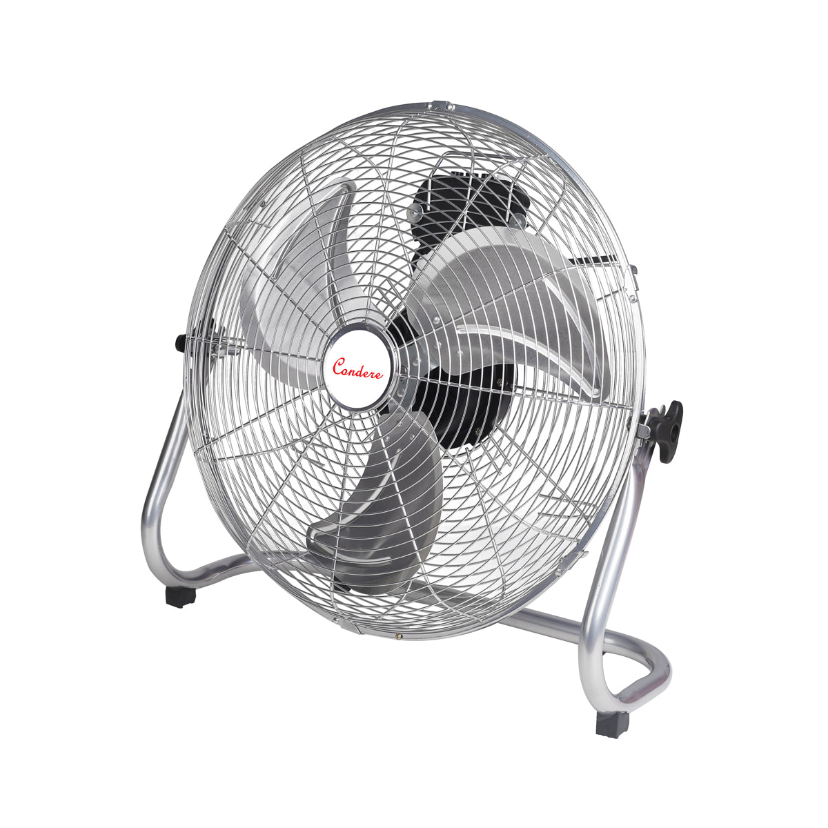 Condere FS40-F20 20" Metal Floor Fan – Standing Oscillating Pedestal Fan for Bedroom & Home