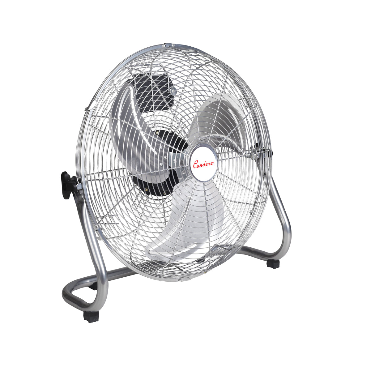 Condere FS40-F20 20" Metal Floor Fan – Standing Oscillating Pedestal Fan for Bedroom & Home