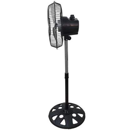 Condere 10 Inch Stand Electric Fan FS40-S10 2 sets – Standing Fan for Bedroom, Oscillating Pedestal Fan, Floor Fan with Adjustable Speeds