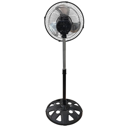 Condere 10 Inch Stand Electric Fan FS40-S10 2 sets – Standing Fan for Bedroom, Oscillating Pedestal Fan, Floor Fan with Adjustable Speeds