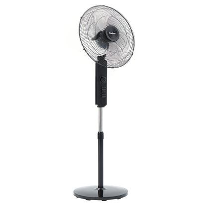 Condere 18" Floor Fan FS45-Z18 – Quiet Standing Oscillating Pedestal Fan for Bedroom, Tall Stand Up Fan with 4 Speed Levels, Timer, and Aluminum Blades