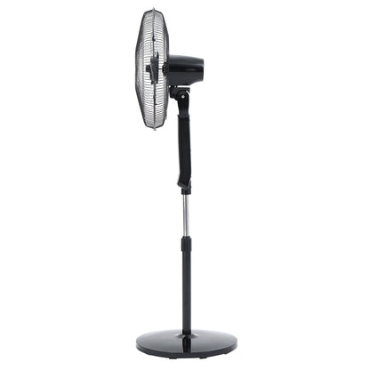 Condere 18" Remote Control Floor Fan FS45-Z21 – Smart Standing Oscillating Pedestal Fan with Touch Panel, Color Screen, 3 Speeds, 9.5H Timer & Adjustable Height – Quiet Bedroom Fan