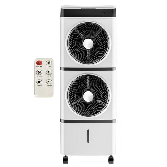 Water-Cooled Air Cooler GZ20-31A – Remote Controlled Portable Cooling Fan with 14L Tank & Dual Air Outlet