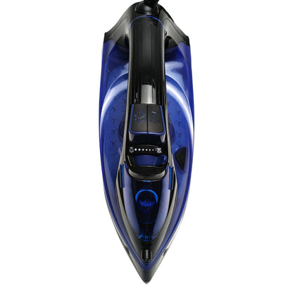 Steam Iron for Clothes 2200W, Ceramic Non-Stick Plate, Thermostatically Controlled with Self-Clean Function, Compact and Portable Clothes Iron for travel