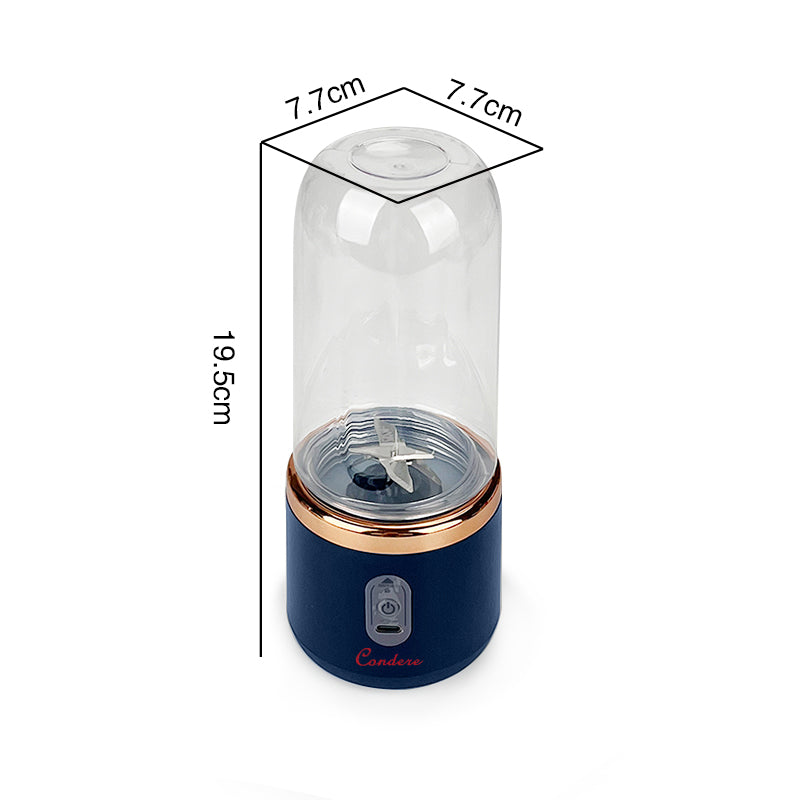 Condere Juice Blender Cup 400ML Y-B001 – Rechargeable Wireless Mini Blender for Kitchen