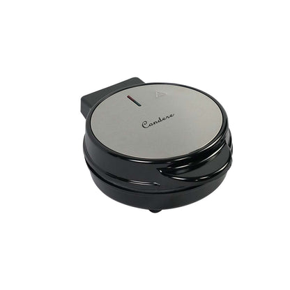 Condere Round Waffle Maker ZS-2433 – Mini Waffle Maker, Thin Waffle Maker, Cast Iron Waffle Iron, and Small Waffles Maker for Perfect Breakfast
