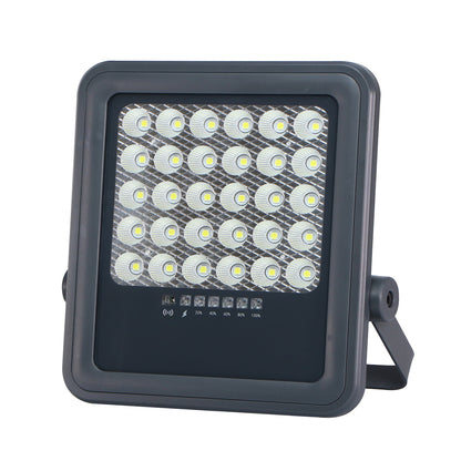 Solar Lights Outdoor SK-6015-100W Outdoor Solar Powered LED Light with Remote, 800-900lm Brightness, 10-12 Hours Lighting Time