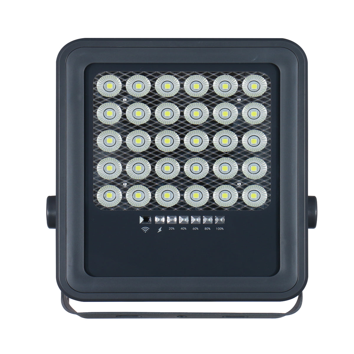 Solar Lights Outdoor SK-6015-100W Outdoor Solar Powered LED Light with Remote, 800-900lm Brightness, 10-12 Hours Lighting Time