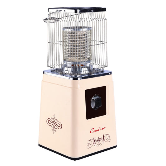 CONDERE Electric Space Heater ZR-1005 2000W Ceramic Heater for Bedroom, Mini Portable Room Heater for Indoor Use, Small Heater for Office Desk, Electric Heaters for Home & Office