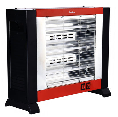 CONDERE Electric Heater ZR-2102, 1600W Quartz Tube Space Heater, Portable Heater for Indoor Use, Room, Bedroom, Office
