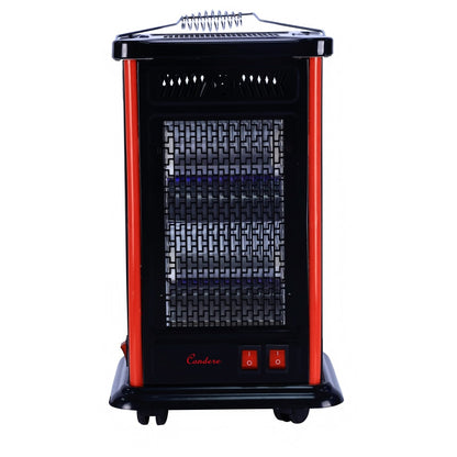 CONDERE Electric Heater ZR-2203, 10 Quartz Tubes, 5-Face Space Heater, Portable Electric Heater for Indoor Use, Room, Office, Bedroom