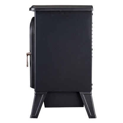 CONDERE Electric Heater ZR-8003 Fireplace Heater with Real Log Flame Effect, 2 Heat Settings, Safety Thermal Cut-Off, and Free Voltage Protector for Large Rooms, Bedroom, and Office Use