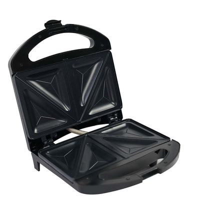 Condere 2-Slice Sandwich Maker ZS-2431 – Breakfast Sandwich Maker with Teflon Coating, Grilled Cheese Toaster, Compact Sandwich Toaster, and Thermostatic Control
