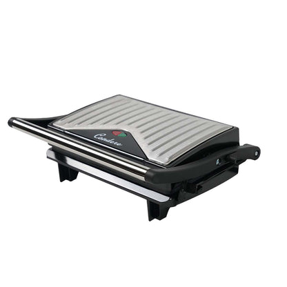 Condere Mini Contact Grill ZS-2432 – Indoor Electric Grill, Panini Press, Electric Grill for Kitchen, Small Indoor Grill for Grilled Cheese