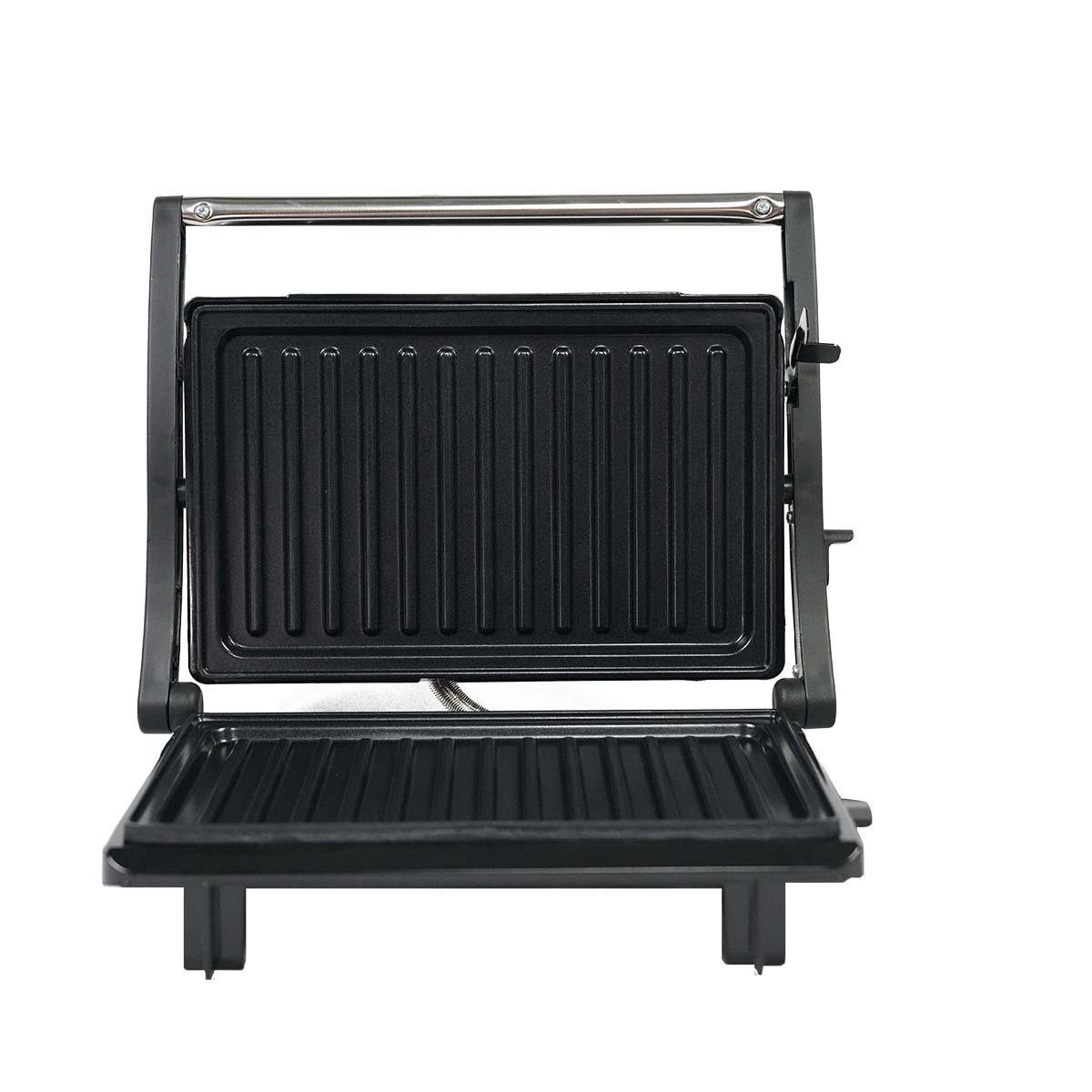 Condere Mini Contact Grill ZS-2432 – Indoor Electric Grill, Panini Press, Electric Grill for Kitchen, Small Indoor Grill for Grilled Cheese