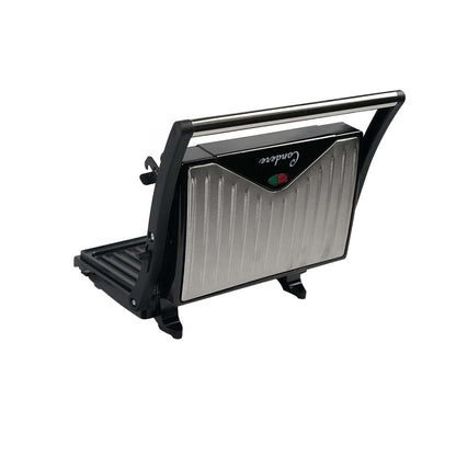 Condere Mini Contact Grill ZS-2432 – Indoor Electric Grill, Panini Press, Electric Grill for Kitchen, Small Indoor Grill for Grilled Cheese
