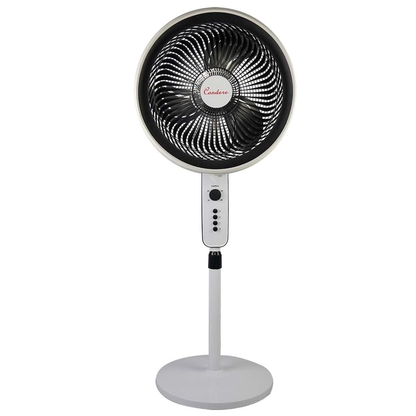 Condere 18-Inch Stand Fan FS50-V18 - Oscillating Pedestal Fan for Bedroom with Adjustable Height, 3 Aluminum Blades, and Strong Airflow