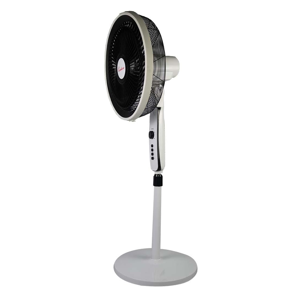 Condere 18-Inch Stand Fan FS50-V18 - Oscillating Pedestal Fan for Bedroom with Adjustable Height, 3 Aluminum Blades, and Strong Airflow